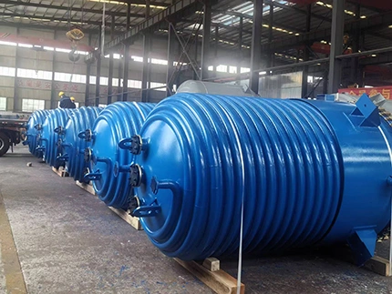 Glass Lined Reactor, Half Pipe Coil Jacketed