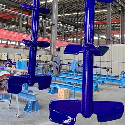 Scraper & propeller type glass lined agitator