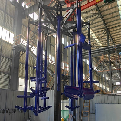 Glass lined combined impeller-paddle agitator