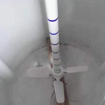 Glass lined detachable agitator with scale (white enamel coating)