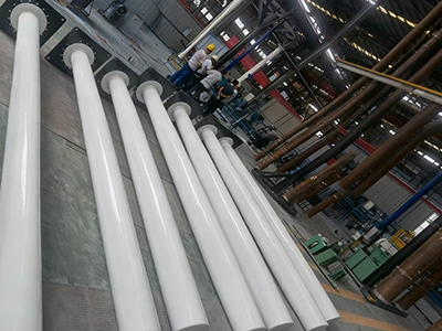 White enamel glass lined heat exchange tubes