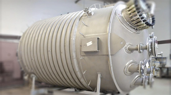 Half-Pipe Jacketed Reactor (Titanium)