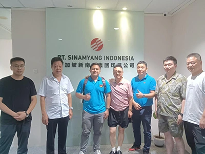 On-site visit to the Indonesian branch of a Singaporean customer