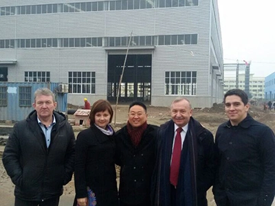 German clients visiting our installations