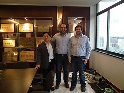 Middle Eastern customers visiting our installations