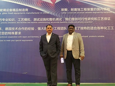 Indian customers at the exhibition