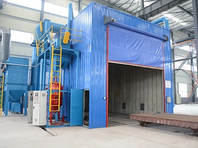 Sandblasting room