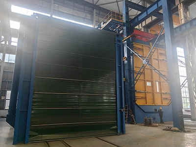 30m³ Manual sandblasting room
