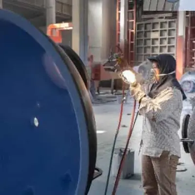 Enamel spraying